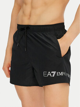 EA7 Emporio Armani: Чёрные плавки 