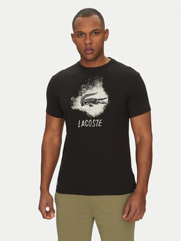 Lacoste: Чёрная футболка 