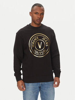 Versace Jeans Couture: Чёрная толстовка 