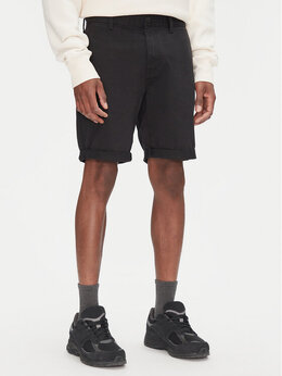 Tommy Jeans: Чёрные шорты  Scanton