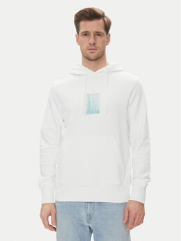Calvin Klein Jeans: Белая толстовка 