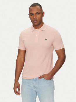 Lacoste: Розовая рубашка 