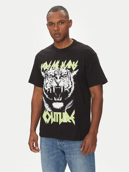 Versace Jeans Couture: Чёрная футболка 
