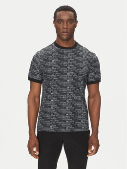 EA7 Emporio Armani: Чёрная футболка 