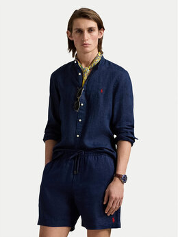 Polo Ralph Lauren: Синяя рубашка 