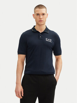EA7 Emporio Armani: Синяя рубашка 