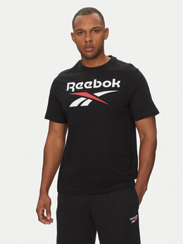 Reebok: Чёрная футболка 