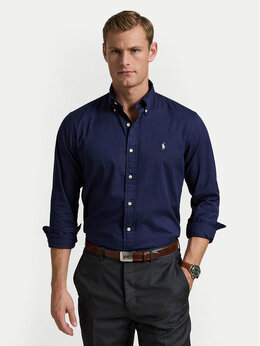 Polo Ralph Lauren: Синяя рубашка 