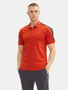 EA7 Emporio Armani: Оранжевая рубашка 
