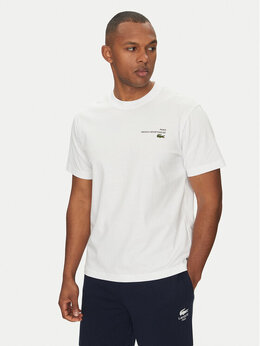 Lacoste: Белая футболка 