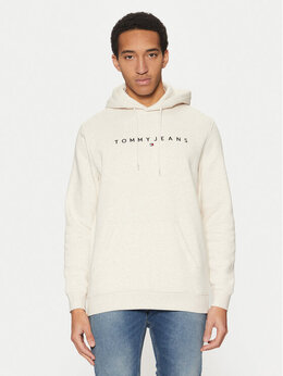 Tommy Jeans: Бежевая толстовка 
