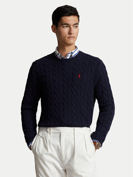 Polo Ralph Lauren: Синий свитер 