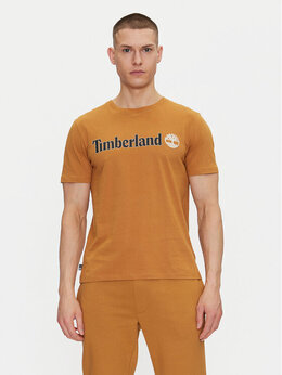 Timberland: Бежевая футболка 