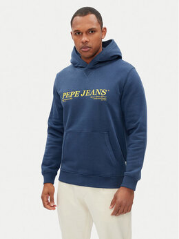 Pepe Jeans: Синяя толстовка 