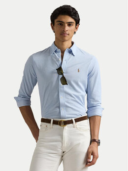 Polo Ralph Lauren: Голубая рубашка 