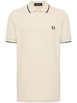 Fred Perry: Чёрная рубашка  Twin Tipped