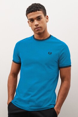Fred Perry: Синяя футболка 
