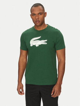 Lacoste: Зелёная футболка 