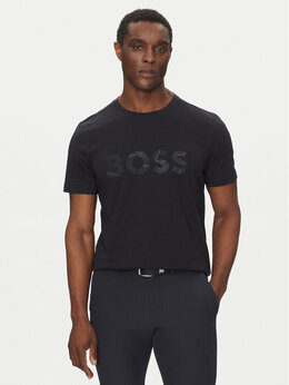 BOSS: Синяя футболка 