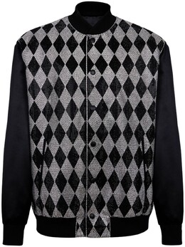 Balmain: Куртка со стразами 