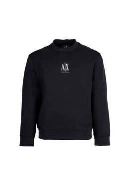 Armani Exchange: Синий свитшот 