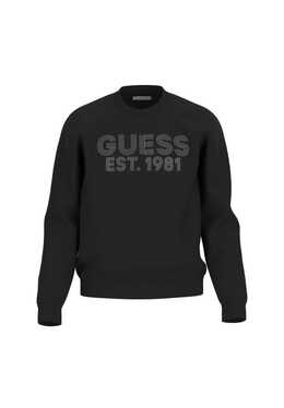 GUESS: Чёрная толстовка 