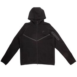 Nike: Чёрная толстовка  Windrunner