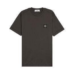 Stone Island: Серая футболка  Compass