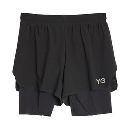Y-3: Чёрные шорты 