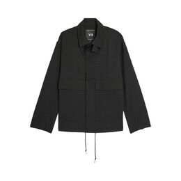 Y-3: Чёрная куртка 