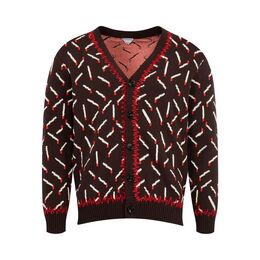 Bottega Veneta: Чёрный кардиган 