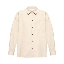 Bottega Veneta: Бежевая рубашка 
