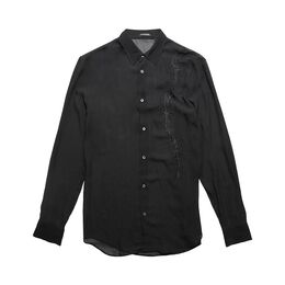 Ann Demeulemeester: Рубашка с вышивкой 