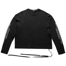 Ann Demeulemeester: Чёрная футболка 