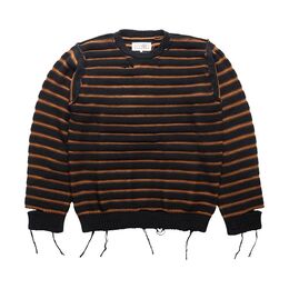MM6 Maison Margiela: Свитер в полоску 