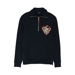 Balmain: Синяя толстовка 