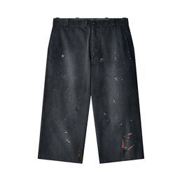 MM6 Maison Margiela: Чёрные шорты 