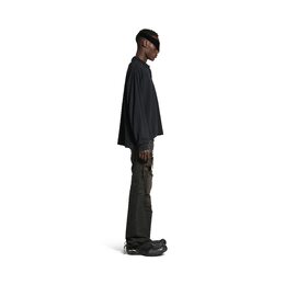 Balenciaga: Поло с длинным рукавом 
