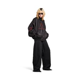 Balenciaga: Чёрная куртка 
