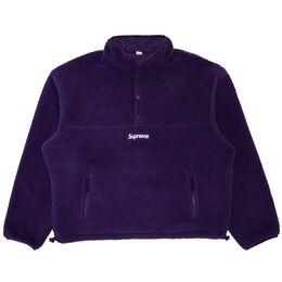 Supreme: Фиолетовый свитер  Polartec