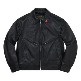 Supreme: Кожаная куртка  Work
