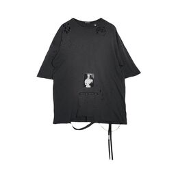 Ann Demeulemeester: Чёрная футболка 