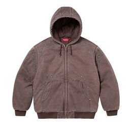 Supreme: Коричневая куртка  Work