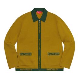 Supreme: Зелёный кардиган 
