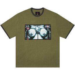 Palace: Зелёная футболка 