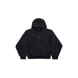 Balenciaga: Чёрная толстовка 