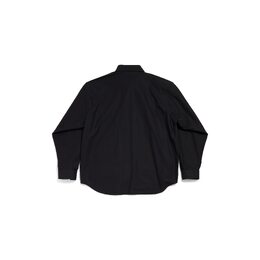 Balenciaga: Чёрная рубашка 