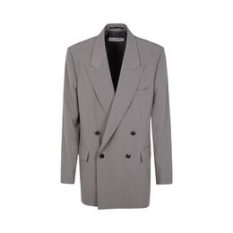Dries Van Noten: Серая куртка 