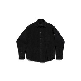 Balenciaga: Чёрная рубашка 