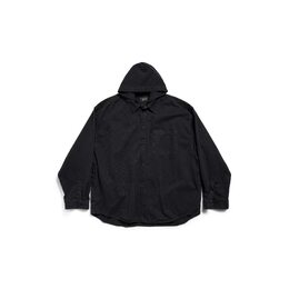 Balenciaga: Чёрная рубашка 
